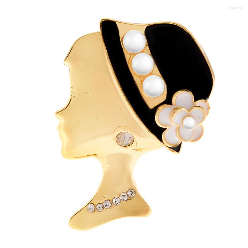 Brooches CINDY XIANG Arrival Pearl Lady Portrait Brooch Beauty Head Pin 2 Color Available Badages T-shirt Jewelry
Brooches CINDY XIANG Arrival Pearl Lady Portrait Brooch Beauty Head Pin 2 Color Available Badages T-shirt Jewelry