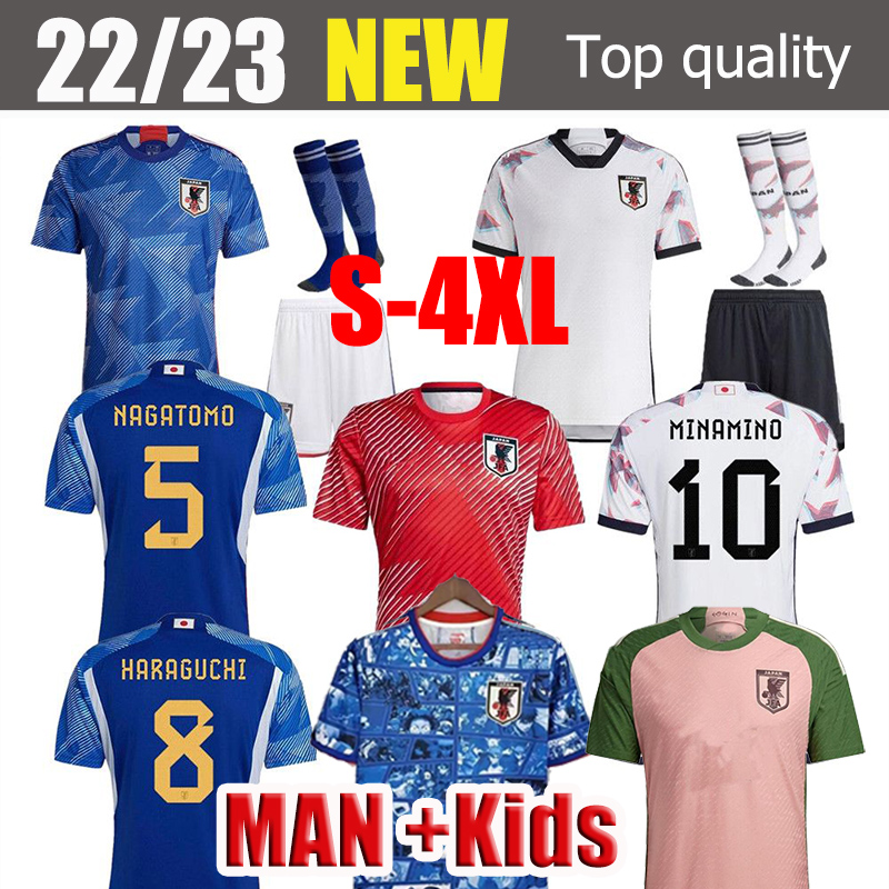 3XL 4XL MINAMINO 2022 Japan Special Soccer Jerseys NAGATOMO Captain Tsubasa ATOM 22/23 world cup football Shirt HARAGUCHI KUBO SHIBASAKI ITO YOSHIDA KAMADA Kits sock
3XL 4XL MINAMINO 2022 Japan Special Soccer Jerseys NAGATOMO Captain Tsubasa ATOM 22/23 world cup football Shirt HARAGUCHI KUBO SHIBASAKI ITO YOSHIDA KAMADA Kits sock