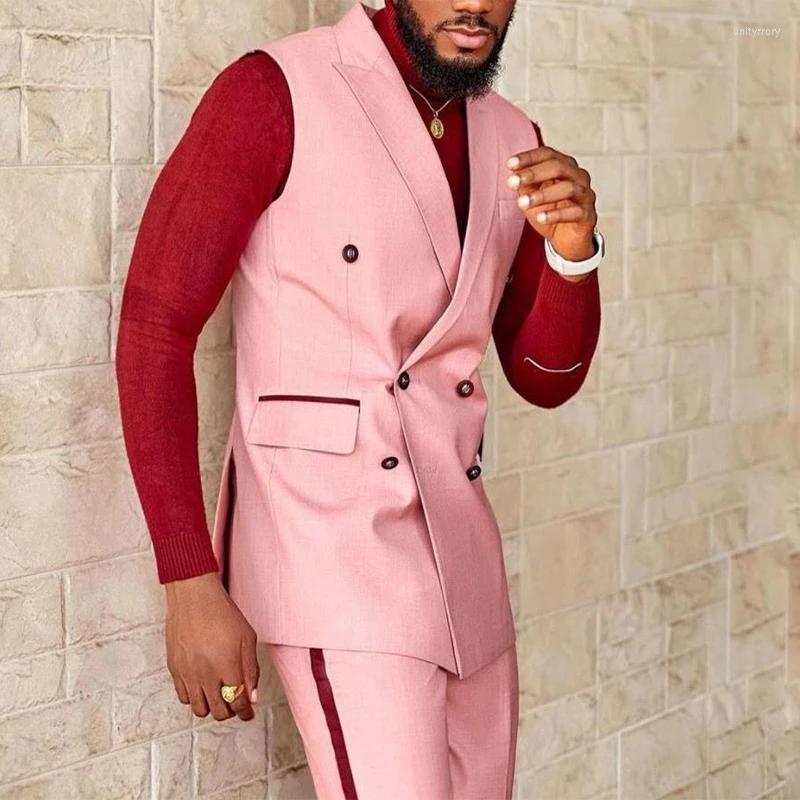 Men's Suits Pink Men Costume Homme Slim Fit Custom Made Wedding Men's Waistcoat Groom Vests Mens Vest For Party 2 Pieces Pants, Multi
Men's Suits Pink Men Costume Homme Slim Fit Custom Made Wedding Men's Waistcoat Groom Vests Mens Vest For Party 2 Pieces Pants, Multi