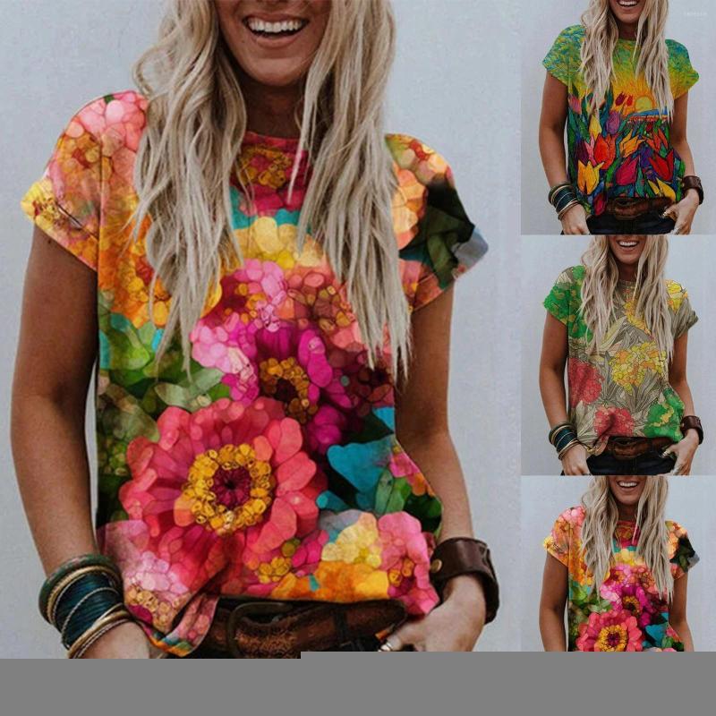 Women's T Shirts Women's Casual Boho Floral Print Short Sleeve Loose T-Shirt Blouse Top Women Fall Tunics Workout Pants, Red
Women's T Shirts Women's Casual Boho Floral Print Short Sleeve Loose T-Shirt Blouse Top Women Fall Tunics Workout Pants, Red