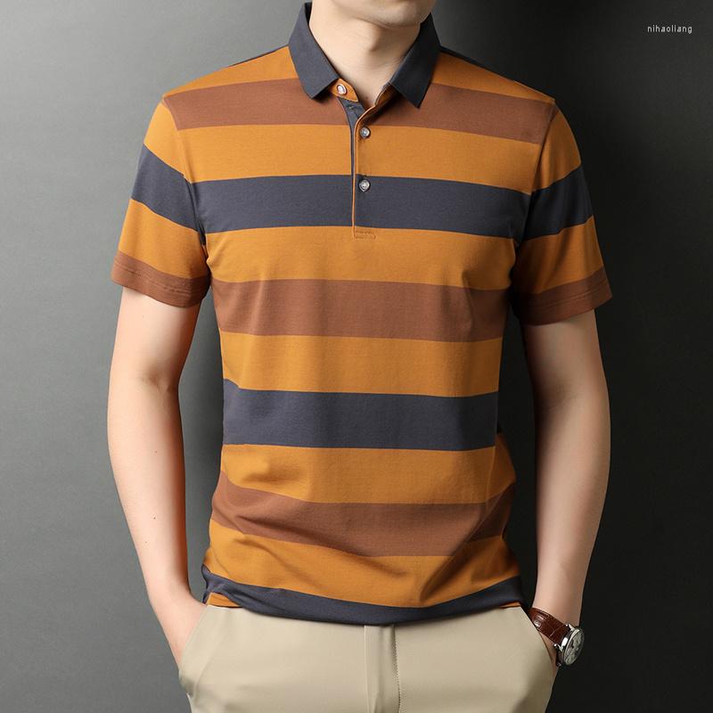 Men's Polos 2022 Brand Top Quality Summer Designer Striped Polo Shirt Turn Down Collar Short Sleeve Casual Tops Fashions Men Clothes, Blue
Men's Polos 2022 Brand Top Quality Summer Designer Striped Polo Shirt Turn Down Collar Short Sleeve Casual Tops Fashions Men Clothes, Blue
