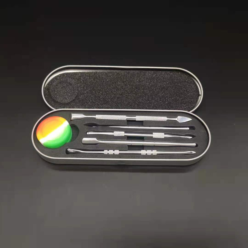 DPSD004 Smoking Accessories Stainless Steel Metal Silver or Rainbow Color 5 types Dabber Tool Set Kits
DPSD004 Smoking Accessories Stainless Steel Metal Silver or Rainbow Color 5 types Dabber Tool Set Kits