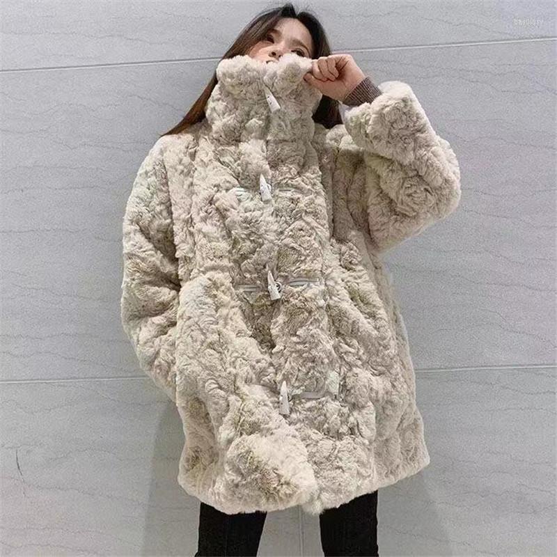 Women' Fur High Quality Winter Fake Coat Lambswool Women Plus Size Casual Warm Fluffy Furry Overcoat, Beige
Women' Fur High Quality Winter Fake Coat Lambswool Women Plus Size Casual Warm Fluffy Furry Overcoat, Beige