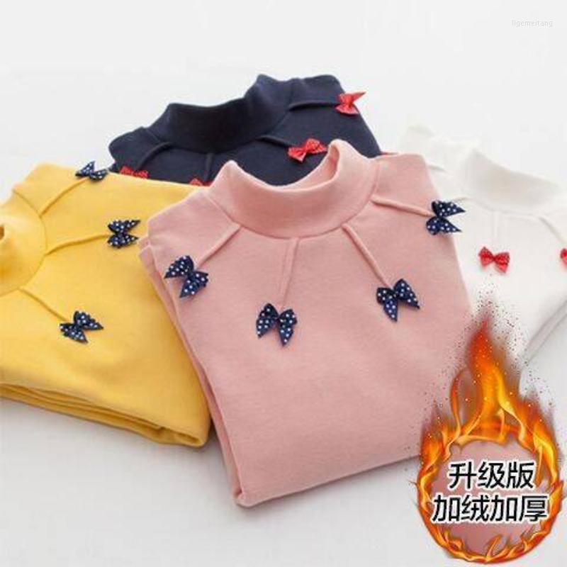 Shirts Children's Wear Girl's High Neck Bow Winter Bottomed Shirt Long Sleeve Baby Girl Fashion Top Foreign Style T-shirt, Gray
Shirts Children's Wear Girl's High Neck Bow Winter Bottomed Shirt Long Sleeve Baby Girl Fashion Top Foreign Style T-shirt, Gray