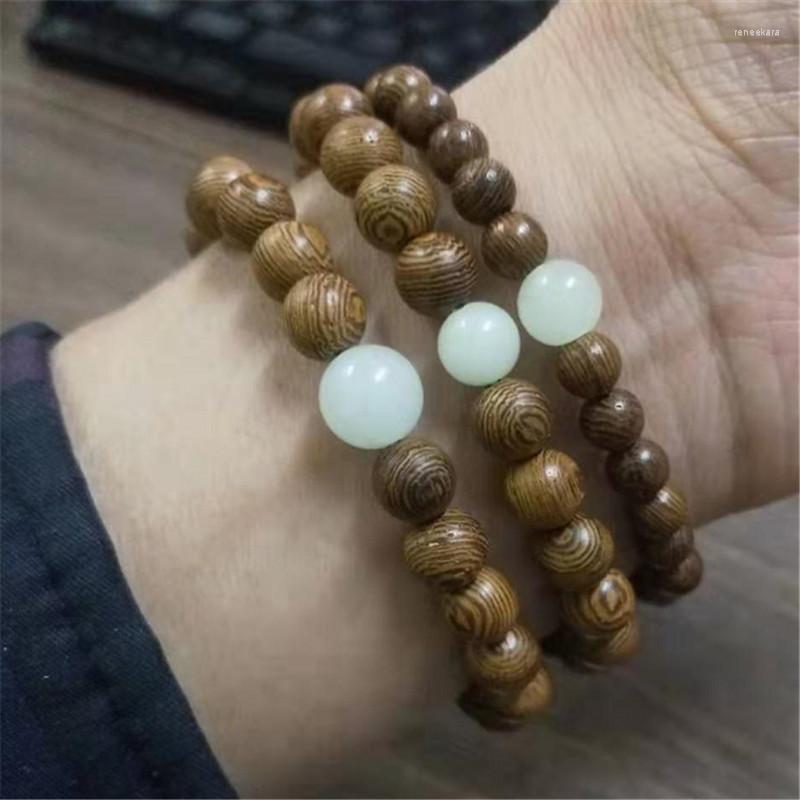 Strand Unisex Natural Wood And Blue Luminous Stone Bracelets Men Women Rosary Bracelet Jewelry
Strand Unisex Natural Wood And Blue Luminous Stone Bracelets Men Women Rosary Bracelet Jewelry