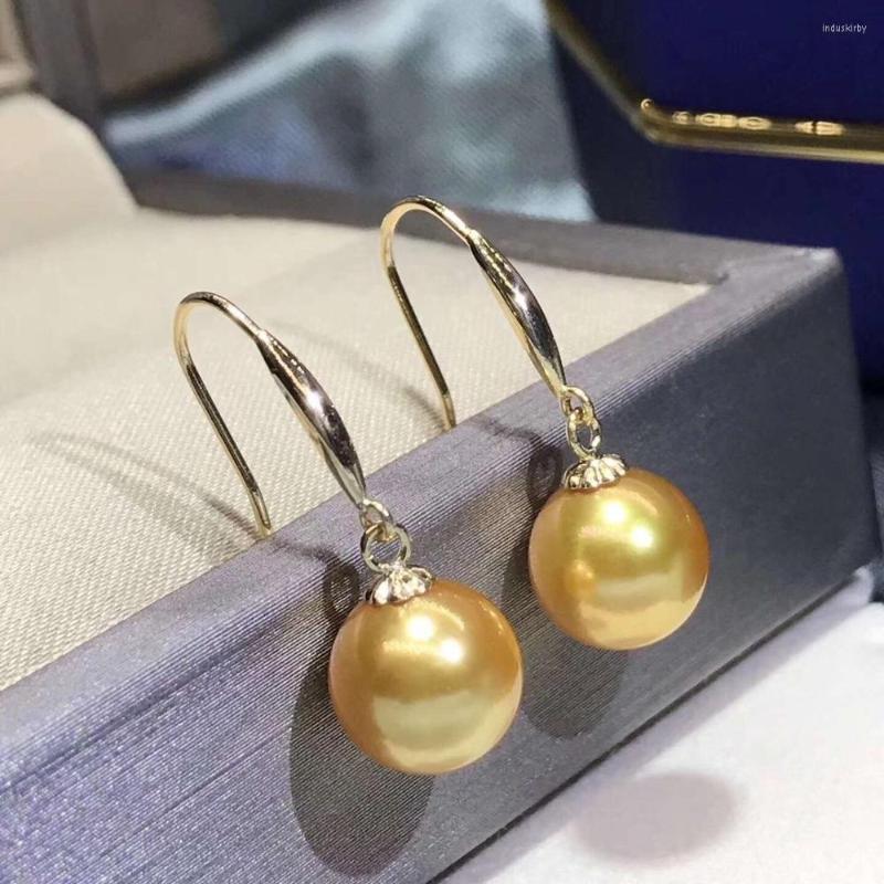 Dangle Earrings D727 Pearl Fine Jewelry Solid 18K Gold 8-9mm Sea Water Golden Pearls And 4-5mm Japan Akoya
Dangle Earrings D727 Pearl Fine Jewelry Solid 18K Gold 8-9mm Sea Water Golden Pearls And 4-5mm Japan Akoya