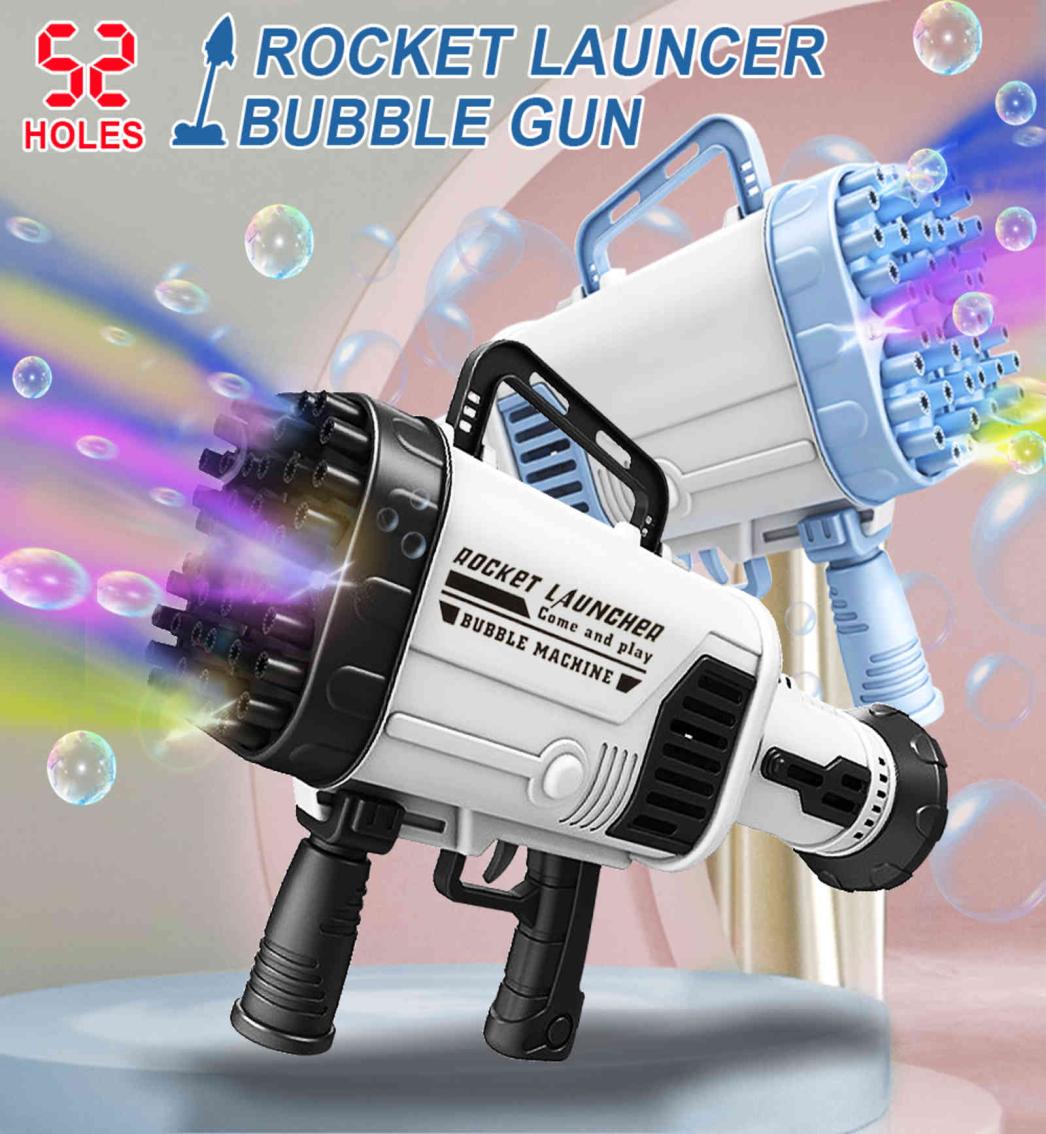 Children039s bubble gun automatic electric bubble machine outdoor rocket launcher children039s toys gifts 52 hole5920812
Children039s bubble gun automatic electric bubble machine outdoor rocket launcher children039s toys gifts 52 hole5920812