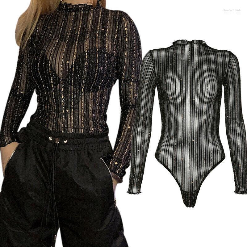 Women' Jumpsuits Women' & Rompers Lace Bodysuit Women Shinny Stars Turtleneck Sexy Long Sleeves Dot Patchwork Jumpsuit Overalls 2022, Picture shown
Women' Jumpsuits Women' & Rompers Lace Bodysuit Women Shinny Stars Turtleneck Sexy Long Sleeves Dot Patchwork Jumpsuit Overalls 2022, Picture shown