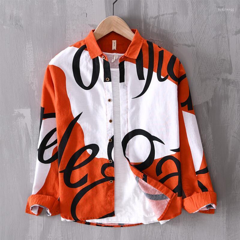 Men's Casual Shirts Men's 2022 Trendy Print Loose Cotton Linen Shirt Breathable Long Sleeves, Red
Men's Casual Shirts Men's 2022 Trendy Print Loose Cotton Linen Shirt Breathable Long Sleeves, Red