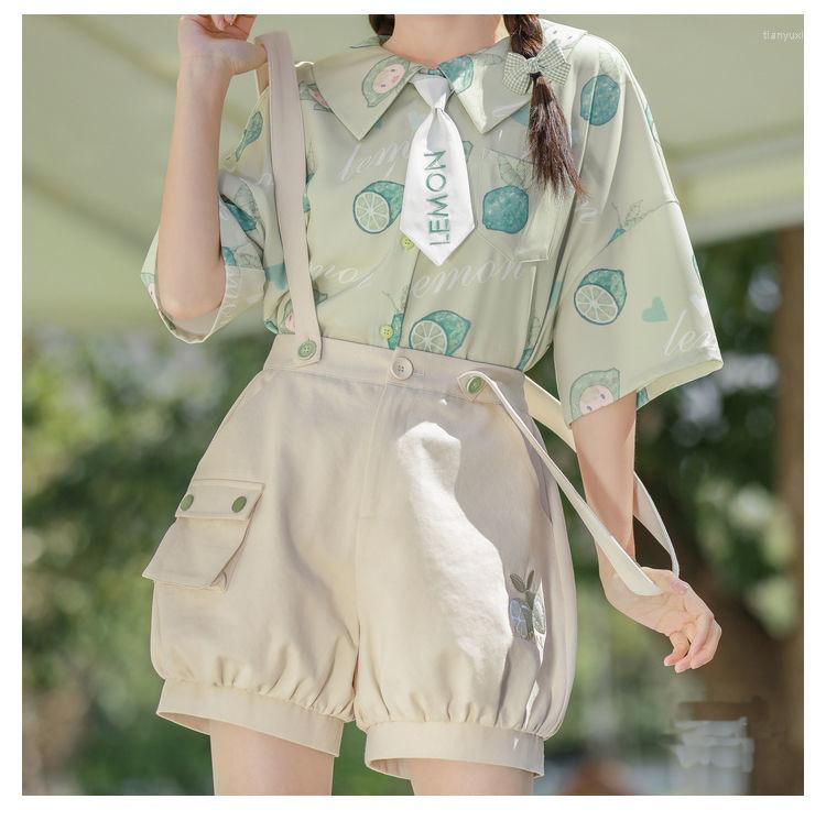 Women' Tracksuits Sen Tribe Original Small Fresh Avocado Shirt Cute Age-reducing Overalls College Style Two-piece Suit Female, Green
Women' Tracksuits Sen Tribe Original Small Fresh Avocado Shirt Cute Age-reducing Overalls College Style Two-piece Suit Female, Green