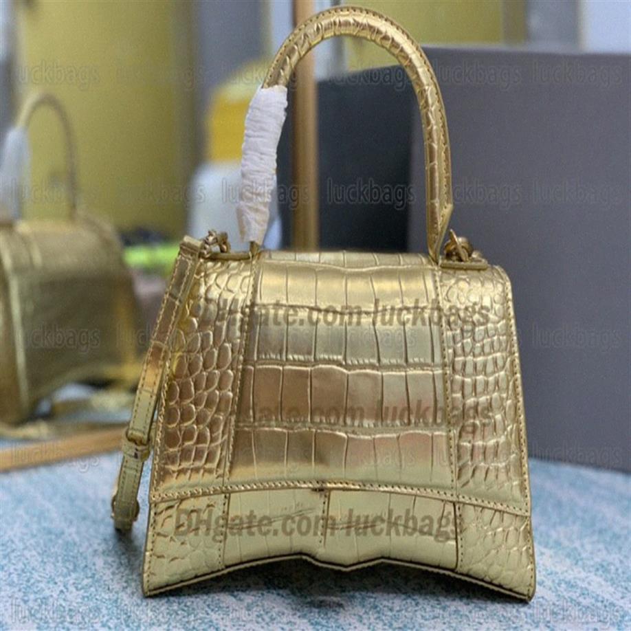 Mini Hourglass Bags Handbag Women Hand Shoulder Bag Alligator Ladies Female Fashion gold Color Handbags crassbody 87Cs#323S
Mini Hourglass Bags Handbag Women Hand Shoulder Bag Alligator Ladies Female Fashion gold Color Handbags crassbody 87Cs#323S