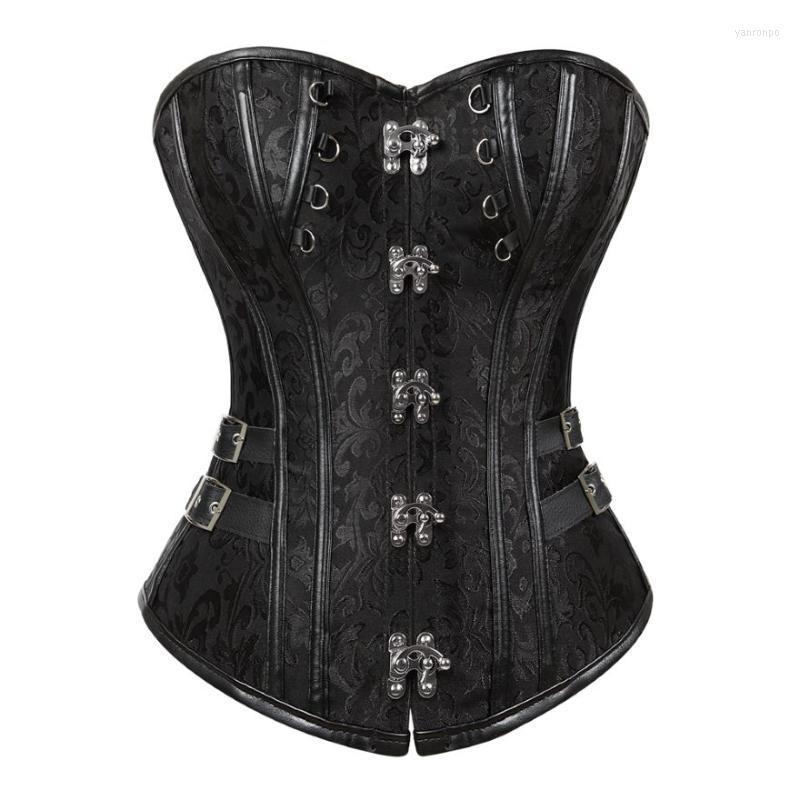 Bustiers & Corsets Steampunk Corset Brown Vintage Plus Size Women Outwear Boned Bustier Metal Locks Punk Gothic Corselet Over Bust KorseBust, Black
Bustiers & Corsets Steampunk Corset Brown Vintage Plus Size Women Outwear Boned Bustier Metal Locks Punk Gothic Corselet Over Bust KorseBust, Black