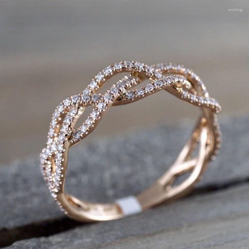 Wedding Rings Fashion Rose Gold Princess Tiara Alluring Brilliant With Crystal For Women Party Gift Fine Jewelry Gifts
Wedding Rings Fashion Rose Gold Princess Tiara Alluring Brilliant With Crystal For Women Party Gift Fine Jewelry Gifts