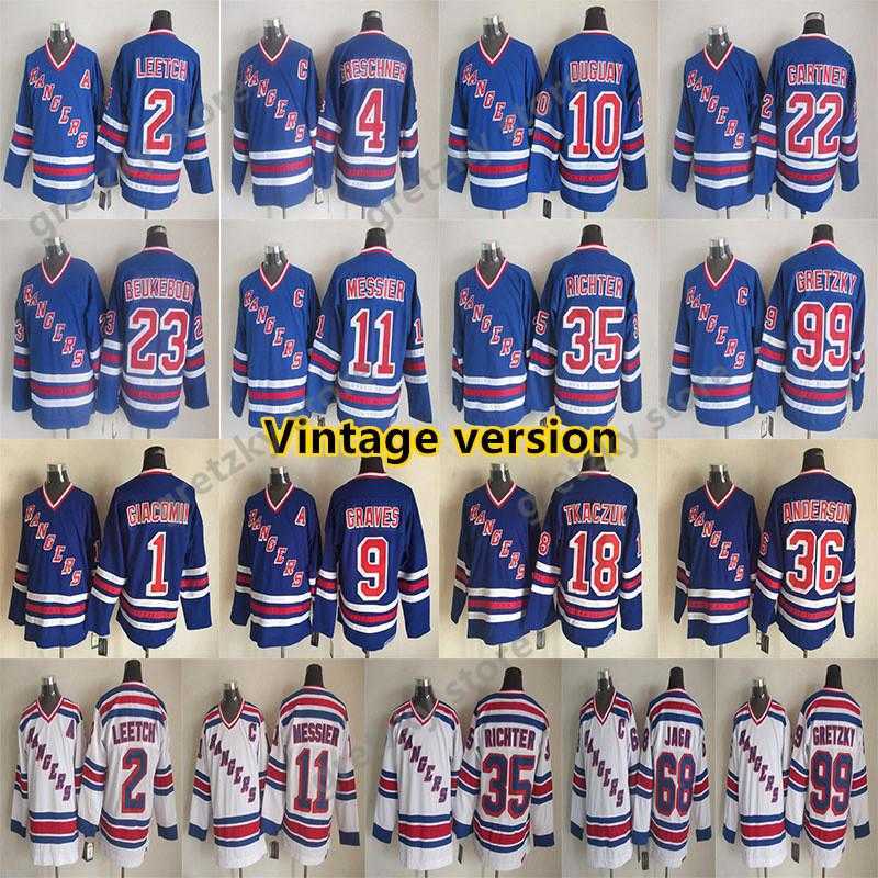 Hockey Jersey New York rangers Vintage jerseys 99 GRETZKY 11 MESSIER 36 ANDERSON 9 GRAVES 2 LEETCH 2 LEETCH 35 RICHTER CCM Hockey Jerseys, White
Hockey Jersey New York rangers Vintage jerseys 99 GRETZKY 11 MESSIER 36 ANDERSON 9 GRAVES 2 LEETCH 2 LEETCH 35 RICHTER CCM Hockey Jerseys, White