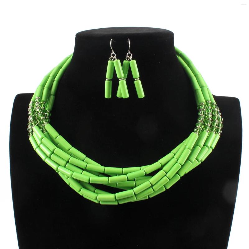 Necklace Earrings Set TC8680 Fashion Jewelry Women Multi Layer Beads, Picture shown
Necklace Earrings Set TC8680 Fashion Jewelry Women Multi Layer Beads, Picture shown