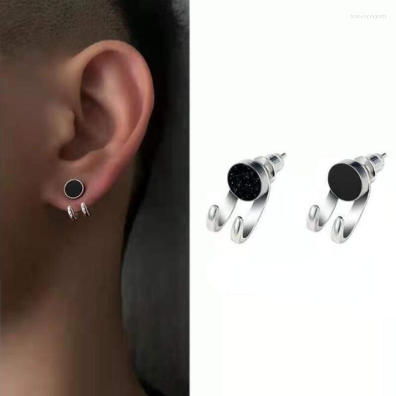 Stud Earrings Nonoyes Trend Silver Color Hook For Men Women Black Onyx Couple Personality Hip-hop Party Accessories
Stud Earrings Nonoyes Trend Silver Color Hook For Men Women Black Onyx Couple Personality Hip-hop Party Accessories
