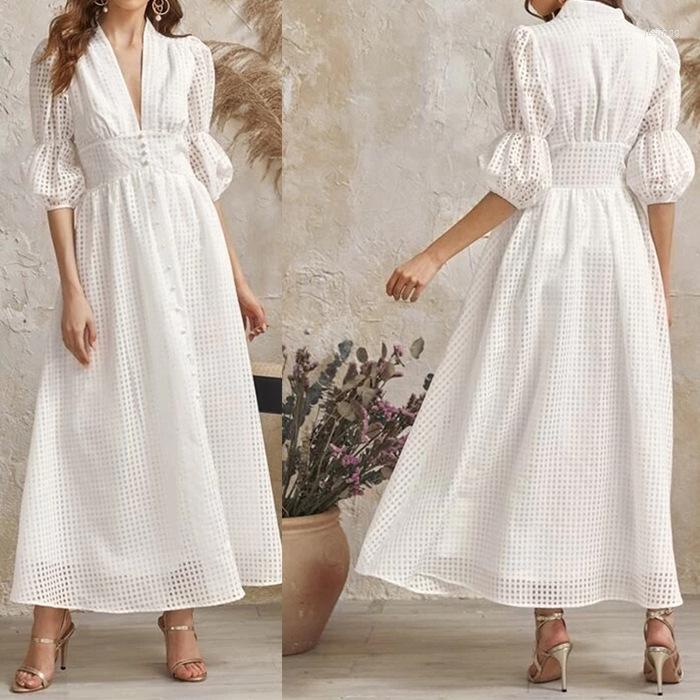 Casual Dresses Elegant Women Dress Long Sleeve Party Prom Celebrity Outfits Fall Winter White Maxi
Casual Dresses Elegant Women Dress Long Sleeve Party Prom Celebrity Outfits Fall Winter White Maxi