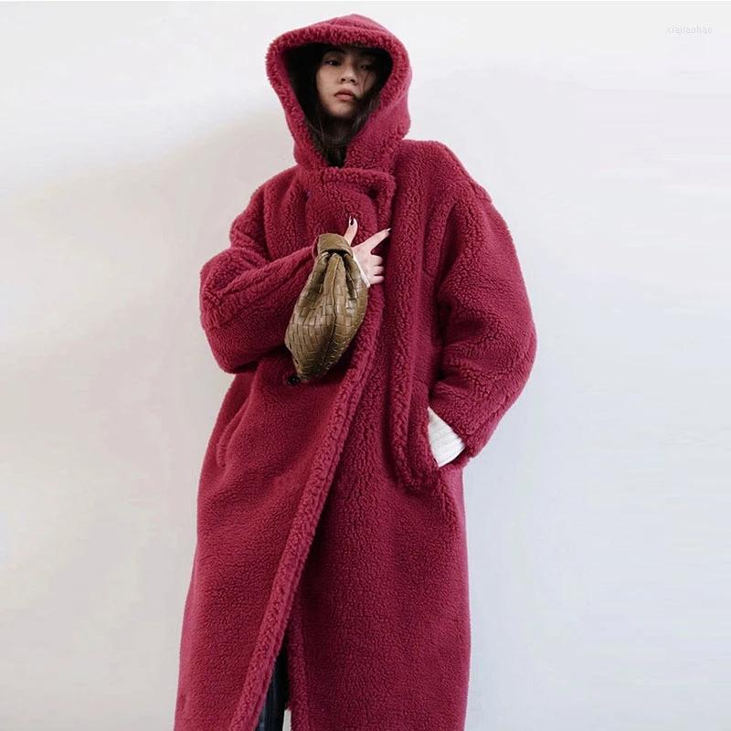 Women's Fur 2022 Winter Women's Casual Solid Color Teddy Jacket Long-Sleeved Fleece Long Coat Female Lapel Lambskin Ladies Lamb Wool, Leather pink
Women's Fur 2022 Winter Women's Casual Solid Color Teddy Jacket Long-Sleeved Fleece Long Coat Female Lapel Lambskin Ladies Lamb Wool, Leather pink