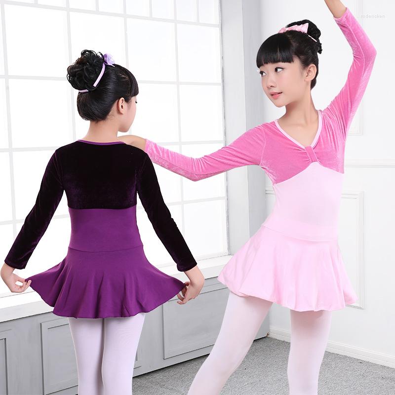 Stage Wear Novelty Spring Autumn Velvet Splicing Cotton Leotard Gymnastic Dance Girls Children Long-sleeved Ballet Dress, Pink
Stage Wear Novelty Spring Autumn Velvet Splicing Cotton Leotard Gymnastic Dance Girls Children Long-sleeved Ballet Dress, Pink