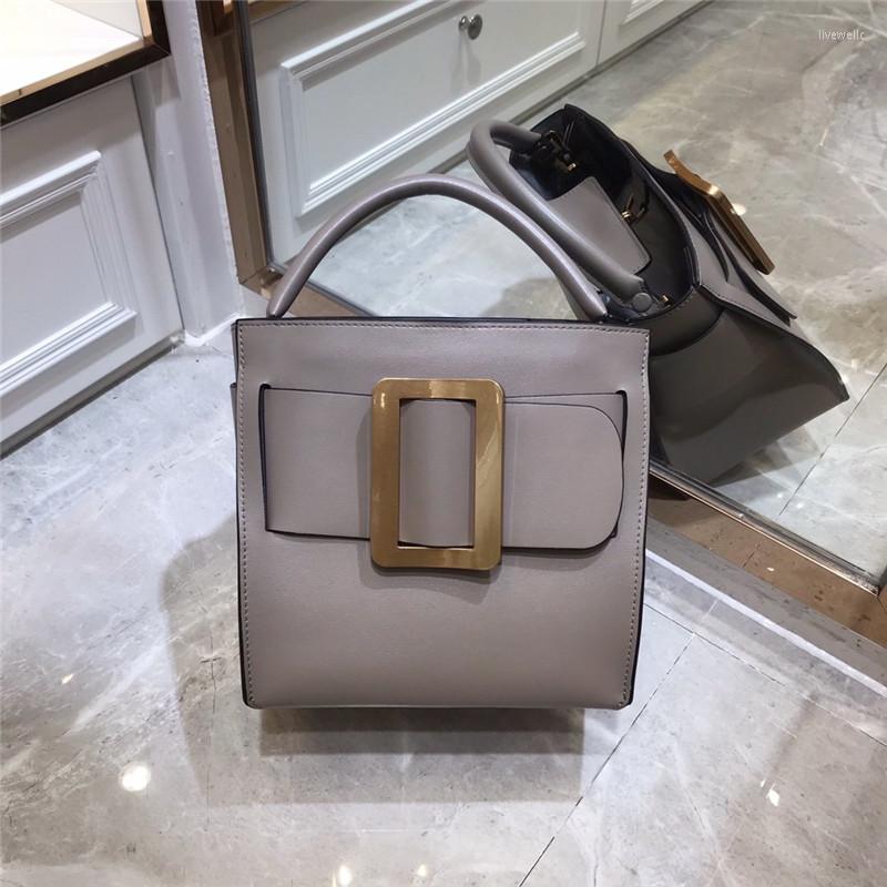 Evening Bags 2022 Square Buckle Commuter Bucket Bag Button Women Designer Fashion Shoulder Messenger Portable Genuine Leather Handbag, Black
Evening Bags 2022 Square Buckle Commuter Bucket Bag Button Women Designer Fashion Shoulder Messenger Portable Genuine Leather Handbag, Black