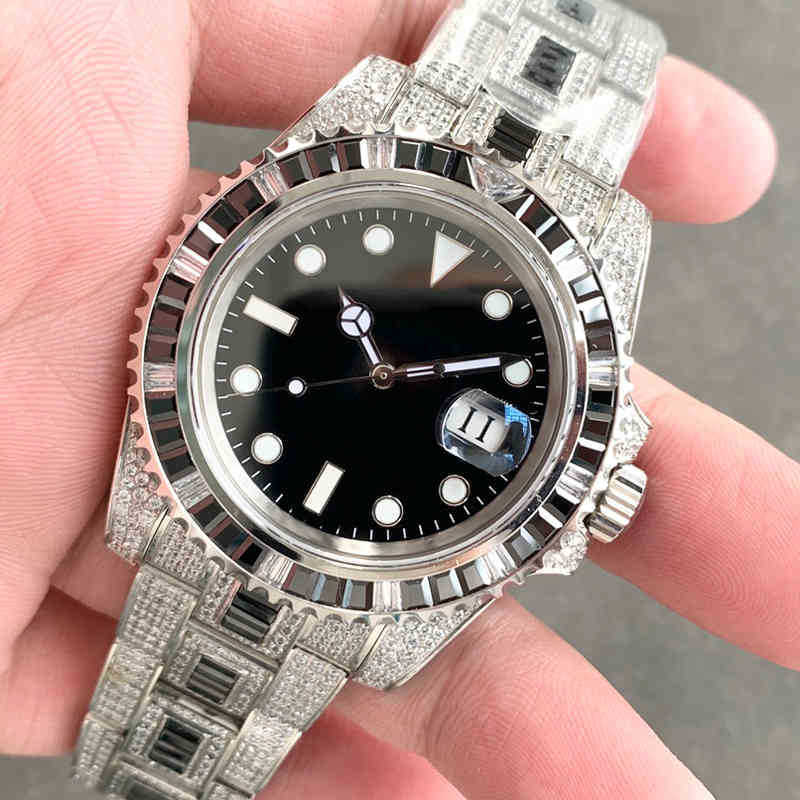 2022 Big Zircon Diamonds Watch Black Square Stones Bezel 904l Stainless Steel Eta 2836 Movement Mechanical Top Quality Men Luxury Full Iced, 02
2022 Big Zircon Diamonds Watch Black Square Stones Bezel 904l Stainless Steel Eta 2836 Movement Mechanical Top Quality Men Luxury Full Iced, 02