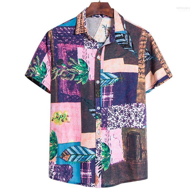 Men's Casual Shirts Men Shirt Cotton And Linen Summer Tops Short Sleeve Printed Hawaiian Blouse Beach Wear Camisa Masculina Men's, Purple
Men's Casual Shirts Men Shirt Cotton And Linen Summer Tops Short Sleeve Printed Hawaiian Blouse Beach Wear Camisa Masculina Men's, Purple