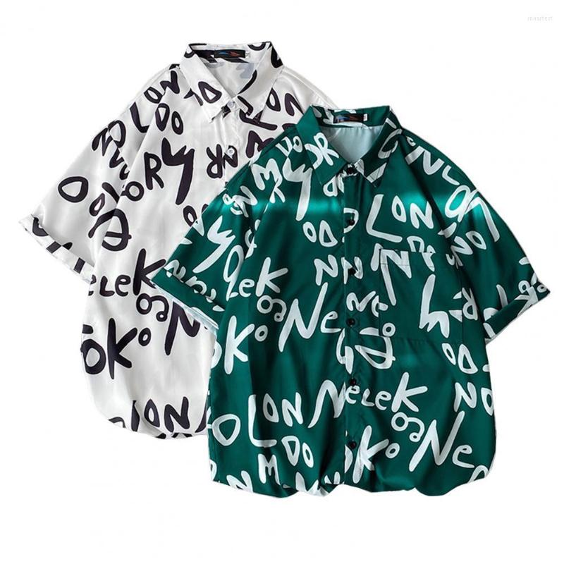 Men's Casual Shirts Beach Shirt Chic Vacation Short Sleeve Lapel Print Top Male Clothes Summer, Green
Men's Casual Shirts Beach Shirt Chic Vacation Short Sleeve Lapel Print Top Male Clothes Summer, Green