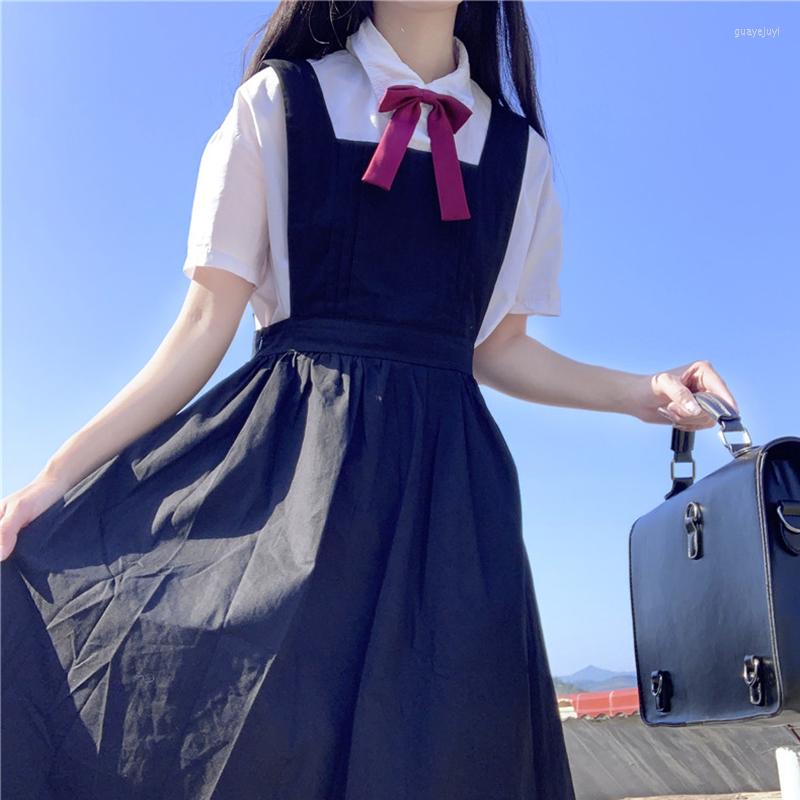 Clothing Sets Japanese Style CollegeStudents High-Waisted Long Suspender Dress Female Summer School Uniform Jk Uniformes Estudiantes, Shirt and tie
Clothing Sets Japanese Style CollegeStudents High-Waisted Long Suspender Dress Female Summer School Uniform Jk Uniformes Estudiantes, Shirt and tie