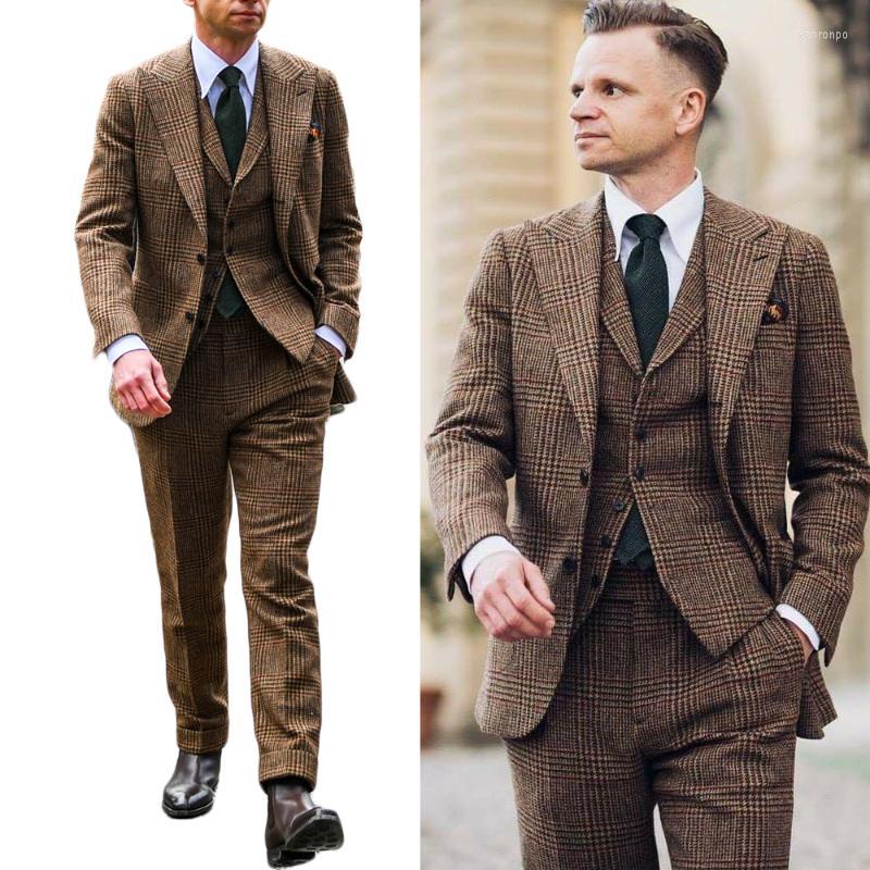 Men's Suits Men's & Blazers Costume Homme 3 Pieces Plaid British Style Men Tailor-Made Gray Fashion Groom Tuxedos Wedding Coat Causal, Beige
Men's Suits Men's & Blazers Costume Homme 3 Pieces Plaid British Style Men Tailor-Made Gray Fashion Groom Tuxedos Wedding Coat Causal, Beige