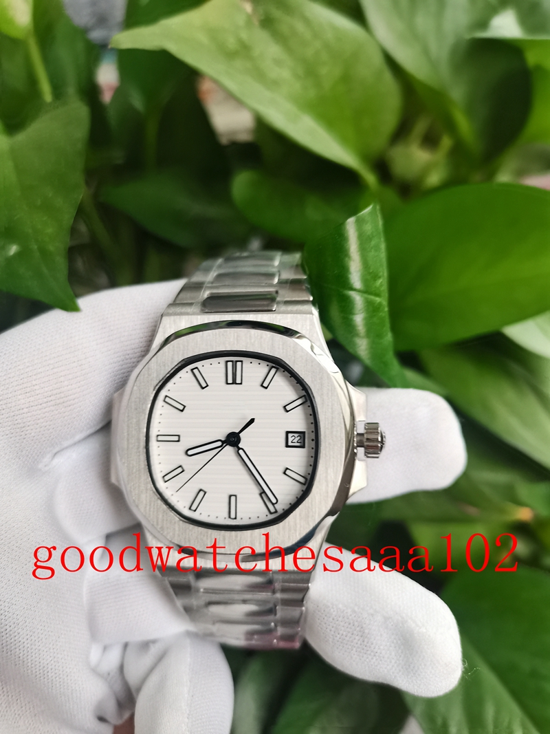 new version u1Men's Watches 40mm 5711 White Dial 5711/1A-011 Automatic Mechanical Transparent ETA Movement Stainless Steel bracelet Men's Fashion Wristwatches
new version u1Men's Watches 40mm 5711 White Dial 5711/1A-011 Automatic Mechanical Transparent ETA Movement Stainless Steel bracelet Men's Fashion Wristwatches