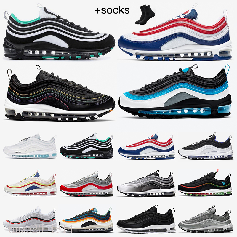 97 Running Shoes Men Women Casual Sean Wotherspoon 97s Triple Black White Silver Bullet Gold South Beach Ghost Mens Trainers Sports Sneakers, # 21
97 Running Shoes Men Women Casual Sean Wotherspoon 97s Triple Black White Silver Bullet Gold South Beach Ghost Mens Trainers Sports Sneakers, # 21