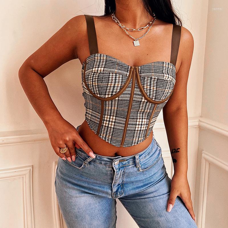 Women' Tanks Wepbel Y2K Camis Tops Summer Sexy Plaid Camisole Women' Pastoral Short Vest Low Cut Slim Fits Tank
Women' Tanks Wepbel Y2K Camis Tops Summer Sexy Plaid Camisole Women' Pastoral Short Vest Low Cut Slim Fits Tank