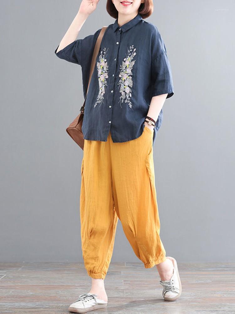 Women's Two Piece Pants Women's Sets Women Casual Suits 2022 Summer Vintage Style Floral Embroidery Loose Cotton Linen Female Shirt And, Blue sets
Women's Two Piece Pants Women's Sets Women Casual Suits 2022 Summer Vintage Style Floral Embroidery Loose Cotton Linen Female Shirt And, Blue sets