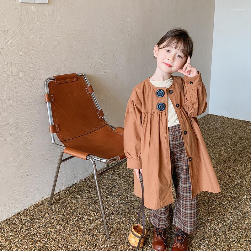 Coat Girls 2022 Fashion Oversized Long Style Trench Jackets 2-6 Years Children Cotton Solid Color Loose Thin Coats, Caramel
Coat Girls 2022 Fashion Oversized Long Style Trench Jackets 2-6 Years Children Cotton Solid Color Loose Thin Coats, Caramel