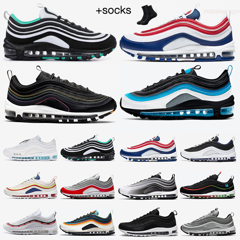 97 Running Shoes Men Women Sean Designer Wotherspoon 97s Triple Black White Silver Bullet Gold South Beach Ghost Mens Trainers Sports Sneakers, Color 1
97 Running Shoes Men Women Sean Designer Wotherspoon 97s Triple Black White Silver Bullet Gold South Beach Ghost Mens Trainers Sports Sneakers, Color 1