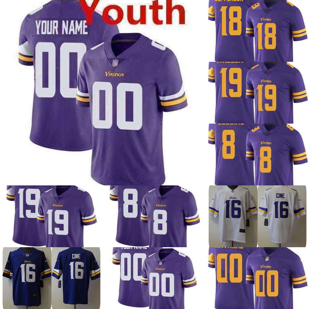 Football Jerseys 16 Lewis Cine custom Minnesota''Vikings''Men 19 Adam Thielen 18 Justin Jefferson 7 Patrick Peterson 55 Za'Darius Smith, Color
Football Jerseys 16 Lewis Cine custom Minnesota''Vikings''Men 19 Adam Thielen 18 Justin Jefferson 7 Patrick Peterson 55 Za'Darius Smith, Color
