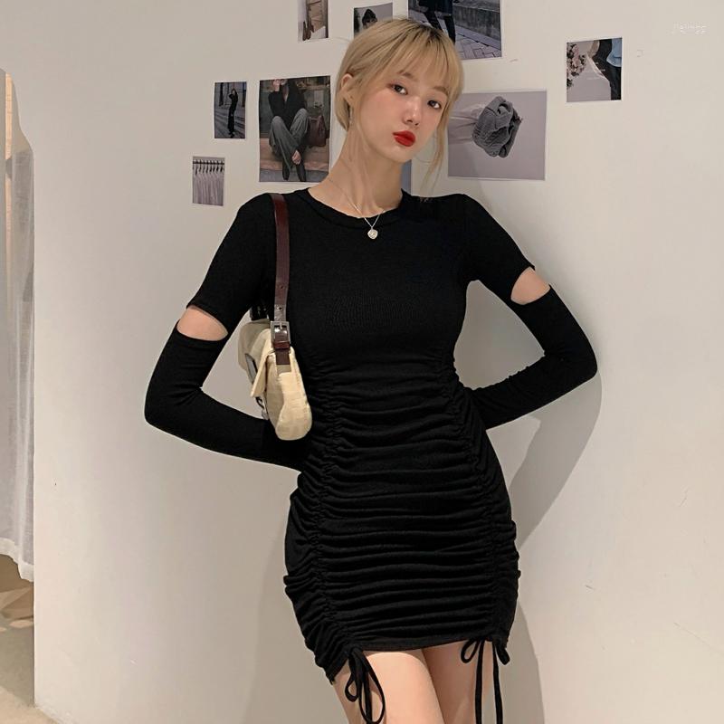 Casual Dresses One Piece Women Korean Temperament High Waist Tight Vintage Sexy Bag Hip Hollow Out Fashion 2022 Spring Autumn Clothing, Black
Casual Dresses One Piece Women Korean Temperament High Waist Tight Vintage Sexy Bag Hip Hollow Out Fashion 2022 Spring Autumn Clothing, Black