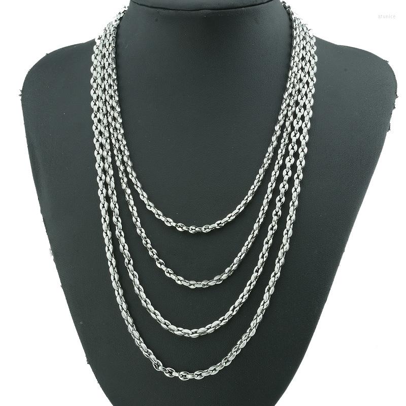 Chains 1pcs 4.5mm Mens Women 316l Stainless Steel Chain Link Bead Marina Puffed Necklace Customize Size Jewelry
Chains 1pcs 4.5mm Mens Women 316l Stainless Steel Chain Link Bead Marina Puffed Necklace Customize Size Jewelry