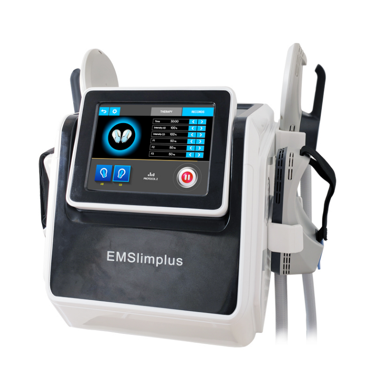 Slimming Machine 4 Handles Hiems Max 4 Emt And Ems Muscle Building Fat Removal Machine Hi-Ems Electromagnetic Beauty Instrumen
Slimming Machine 4 Handles Hiems Max 4 Emt And Ems Muscle Building Fat Removal Machine Hi-Ems Electromagnetic Beauty Instrumen