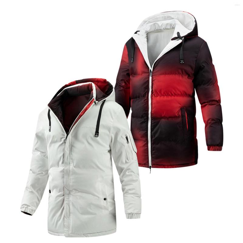 Men's Down 2 In 1 Reversible Design Parkas Winter Warm Jacket Hooded Thick Cotton Padded Short Coat Slim Outwear Male Tops, Black
Men's Down 2 In 1 Reversible Design Parkas Winter Warm Jacket Hooded Thick Cotton Padded Short Coat Slim Outwear Male Tops, Black
