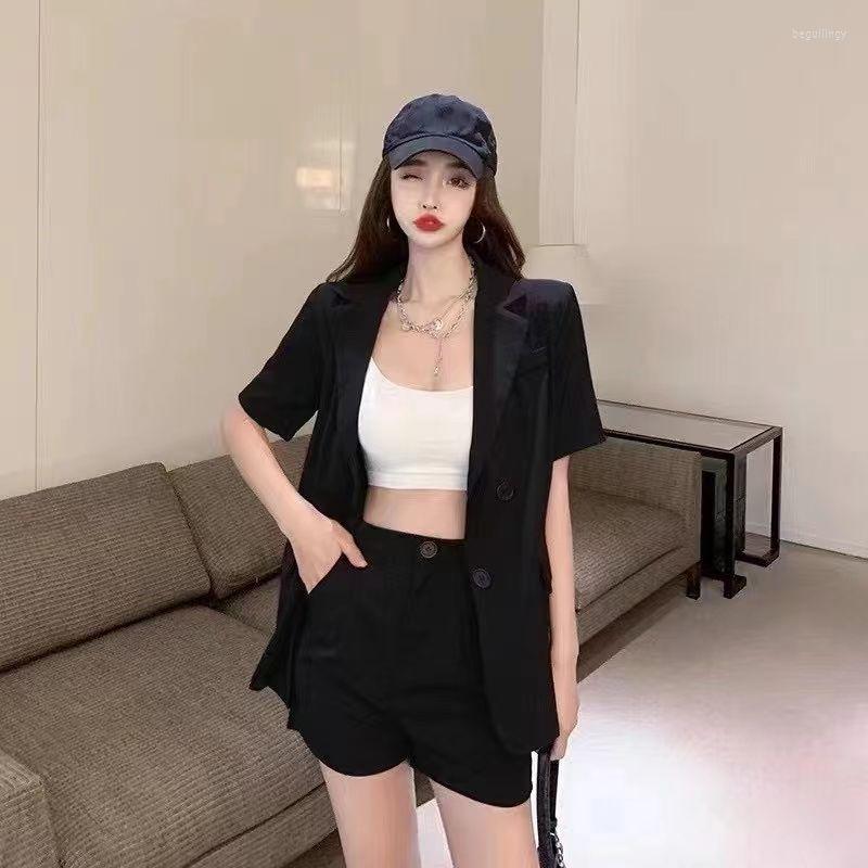 Women' Tracksuits Suit Jacket Shorts Women' Two-piece Rose Red Summer Style High Waist Versatile Short Pants, Yellow
Women' Tracksuits Suit Jacket Shorts Women' Two-piece Rose Red Summer Style High Waist Versatile Short Pants, Yellow