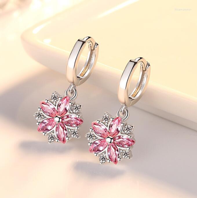 Hoop Earrings Cute 925 Silver Star Five Pink CZ Flower Huggies Small For Womens Children Girls Baby Kids Anti-Allergic Jewelry
Hoop Earrings Cute 925 Silver Star Five Pink CZ Flower Huggies Small For Womens Children Girls Baby Kids Anti-Allergic Jewelry