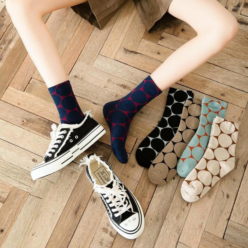 Women Socks Women's Tube Jacquard Circular Geometric Autumn And Winter Leisure Multiple Circle Pattern Cotton, Black
Women Socks Women's Tube Jacquard Circular Geometric Autumn And Winter Leisure Multiple Circle Pattern Cotton, Black