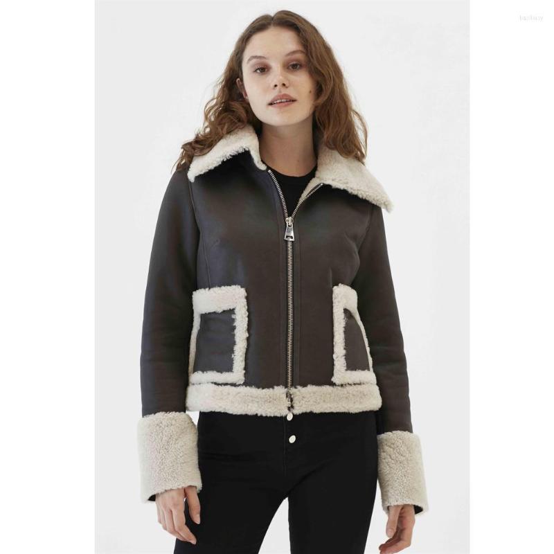 Women's Leather 2022 Womens Grey Shearling Jacket Turkey Sheepskin Coat Casual Fur Short, Dark gray
Women's Leather 2022 Womens Grey Shearling Jacket Turkey Sheepskin Coat Casual Fur Short, Dark gray