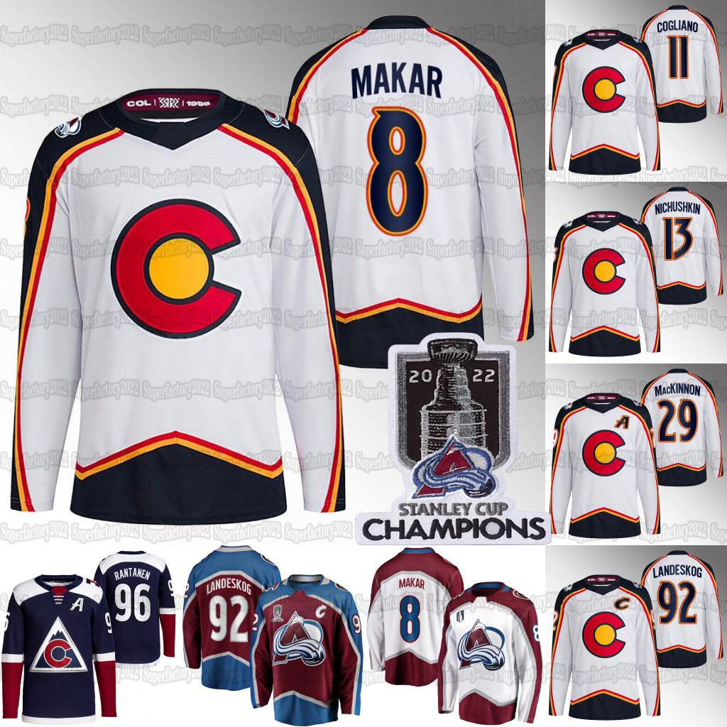 Colorado Cale Makar Avalanche 2023 Reverse Retro jersey Nathan MacKinnon Gabriel Landeskog Mikko Rantanen Andre Burakovsky Valeri Nichushkin J.T. Compher, Men s-xxxl
Colorado Cale Makar Avalanche 2023 Reverse Retro jersey Nathan MacKinnon Gabriel Landeskog Mikko Rantanen Andre Burakovsky Valeri Nichushkin J.T. Compher, Men s-xxxl