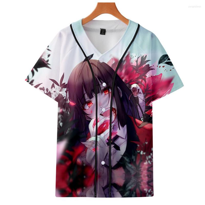 Men's Casual Shirts Solid Baseball Jersey Cosplay Anime Kakegurui T-Shirt Short Sleeve Streetwear Top Button Cardigan Unisex Sport Clothes
Men's Casual Shirts Solid Baseball Jersey Cosplay Anime Kakegurui T-Shirt Short Sleeve Streetwear Top Button Cardigan Unisex Sport Clothes