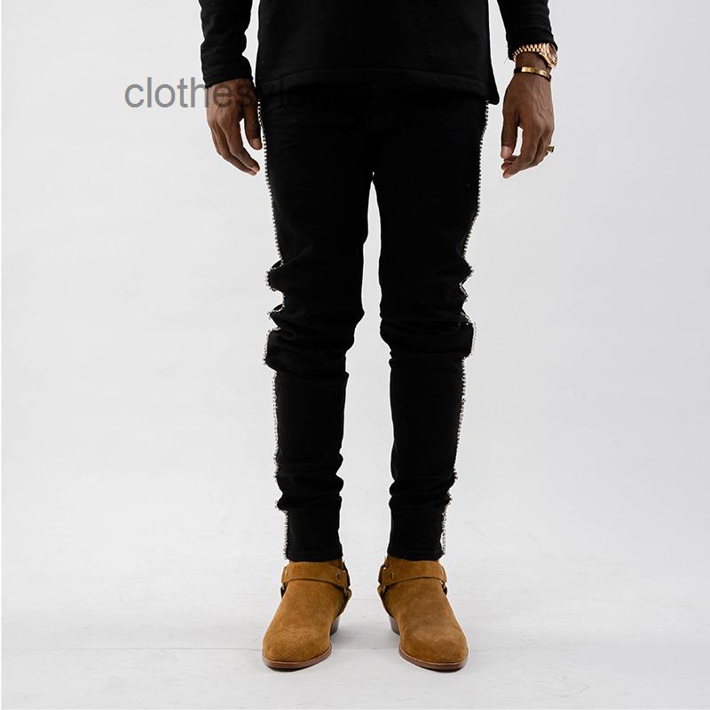 Amirs 2022 Jeans Ch Designer Street Brand Wash Water Black Diamond Side Hot Elastic Slim Fit Small Leg Men
Amirs 2022 Jeans Ch Designer Street Brand Wash Water Black Diamond Side Hot Elastic Slim Fit Small Leg Men