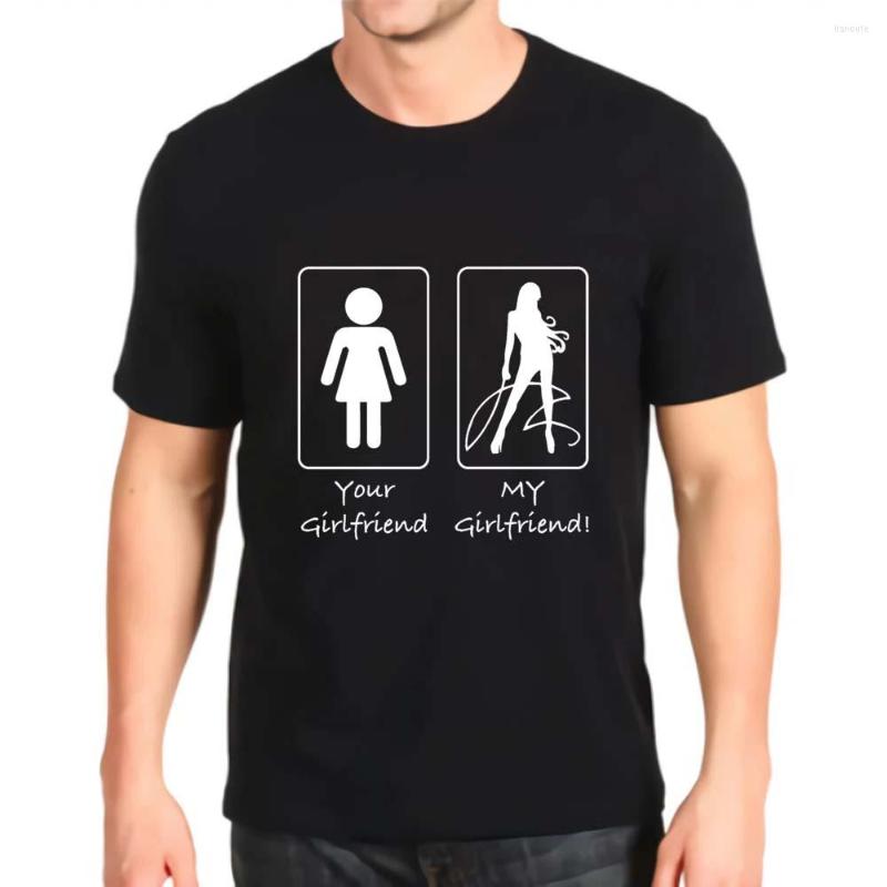 Men' T Shirts Girlfriend Boyfriend Ever Creative Design Men Solid Color Bottoming T-shirt, Black
Men' T Shirts Girlfriend Boyfriend Ever Creative Design Men Solid Color Bottoming T-shirt, Black
