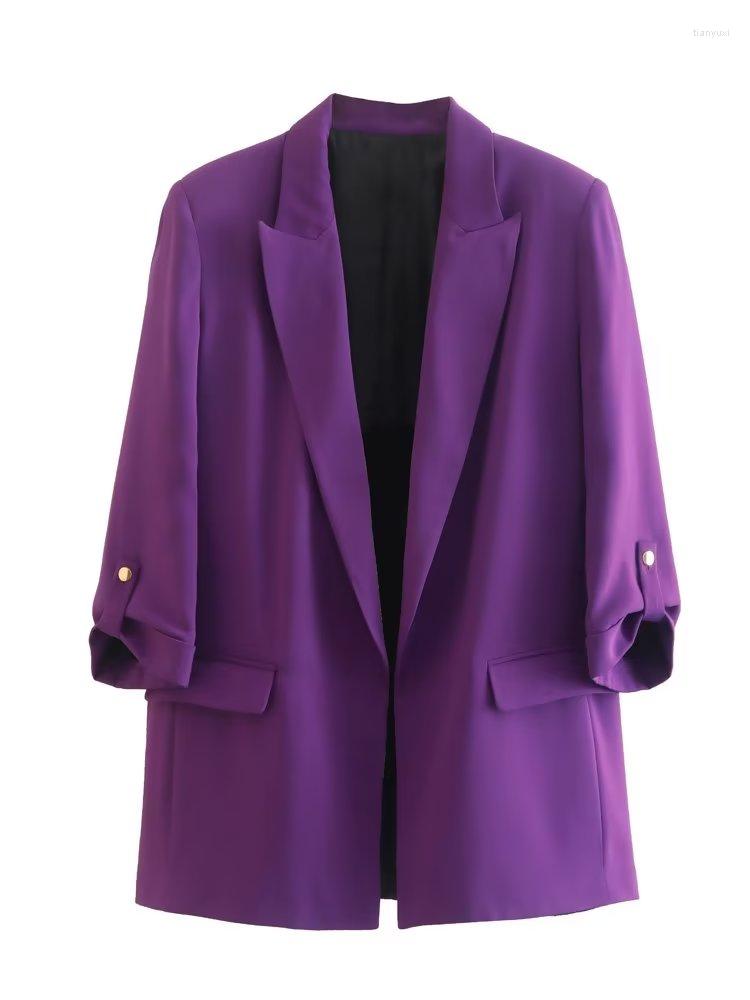 Women's Suits Fashion Office Wear Open Blazer Coat Women Rolled-up Sleeves Flap Pockets Female Outerwear Chic Veste Femme, Picture shown
Women's Suits Fashion Office Wear Open Blazer Coat Women Rolled-up Sleeves Flap Pockets Female Outerwear Chic Veste Femme, Picture shown