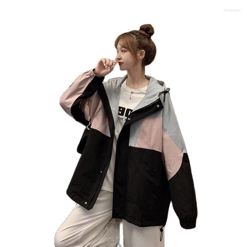 Women's Trench Coats Spring Korean Windbreaker 2022 Hooded Hit Color Loose Oversize Tooling Baseball Uniform Long-sleeved Jacket Women, Photo color
Women's Trench Coats Spring Korean Windbreaker 2022 Hooded Hit Color Loose Oversize Tooling Baseball Uniform Long-sleeved Jacket Women, Photo color